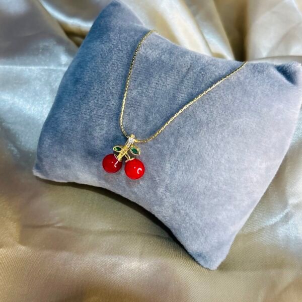Anti Tarnish Cherry Pendant